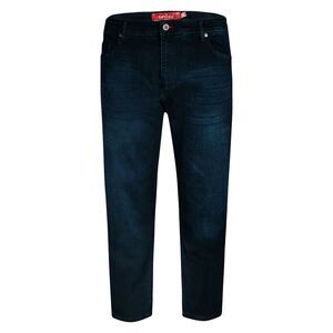 Duke Mens D555 Daniel Tapered Leg Kingsize Jeans / Blue Black